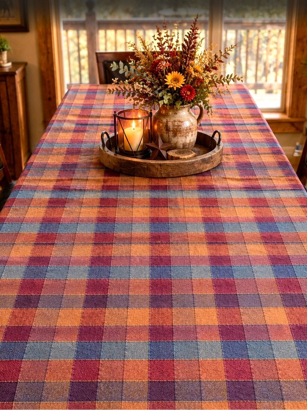 Fall tablecloth